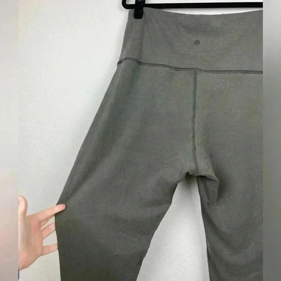 Lululemon Women's 10 Wunder Lounge Super High-Rise Tight 28" Green Soft Pants - Picture 11 of 14